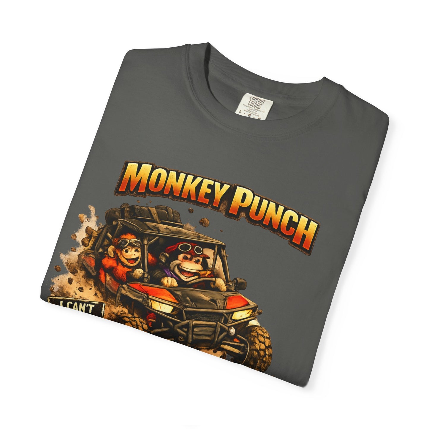 Monkey Punch Jump Custom Graphic Tee