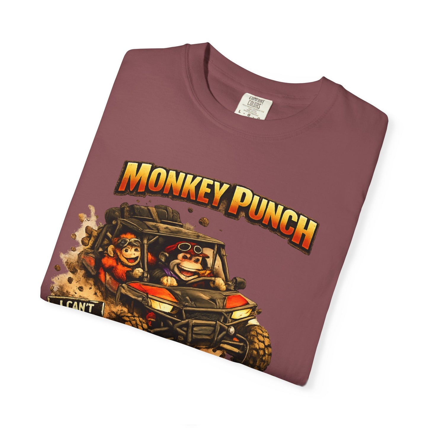 Monkey Punch Jump Custom Graphic Tee