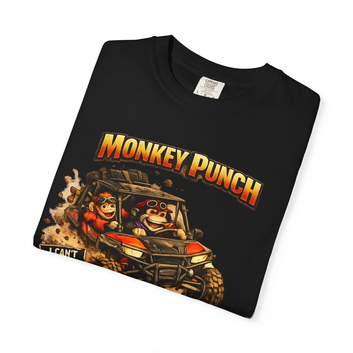 Monkey Punch Jump Custom Graphic Tee