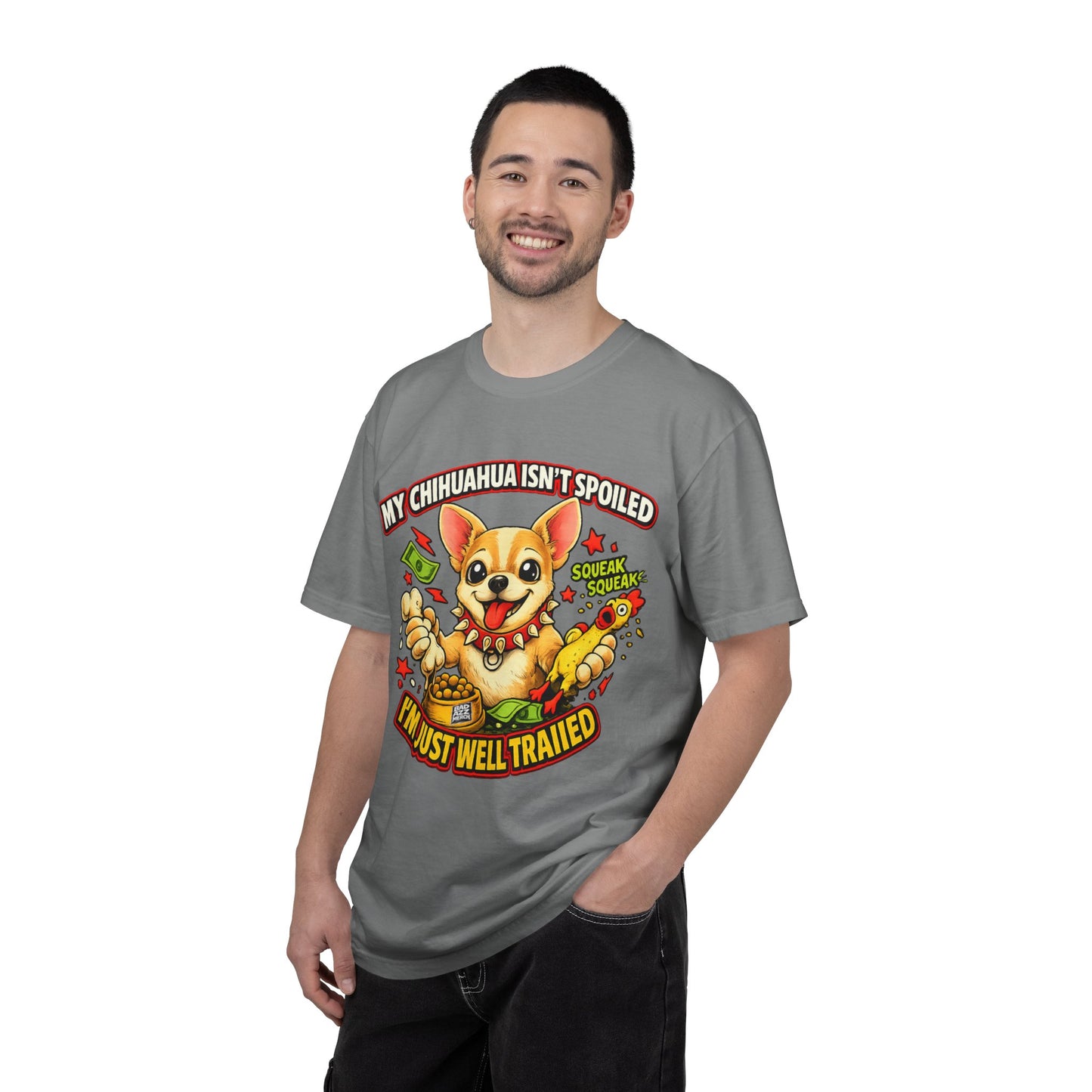 My Chihuahua isn't spoiled premium graphic tee