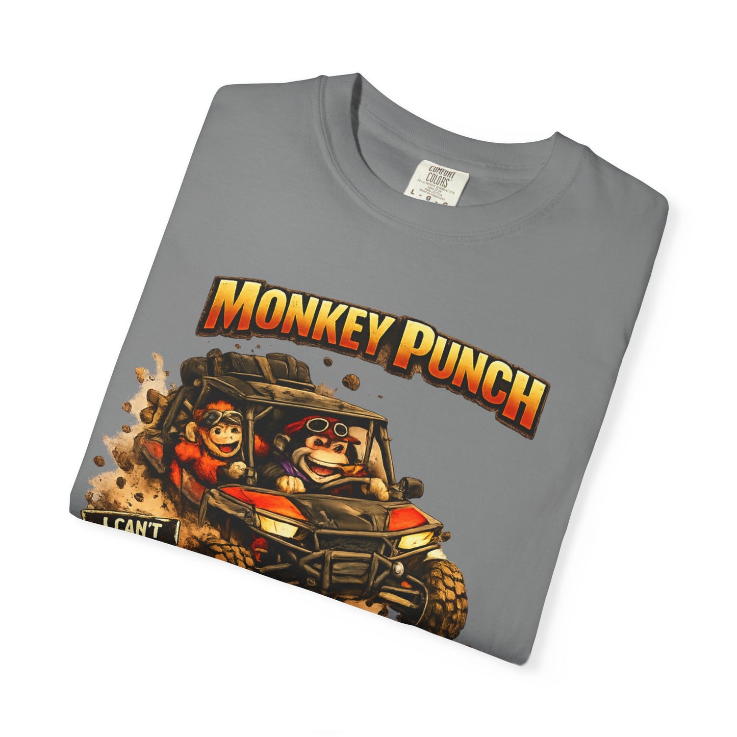 Monkey Punch Jump Custom Graphic Tee