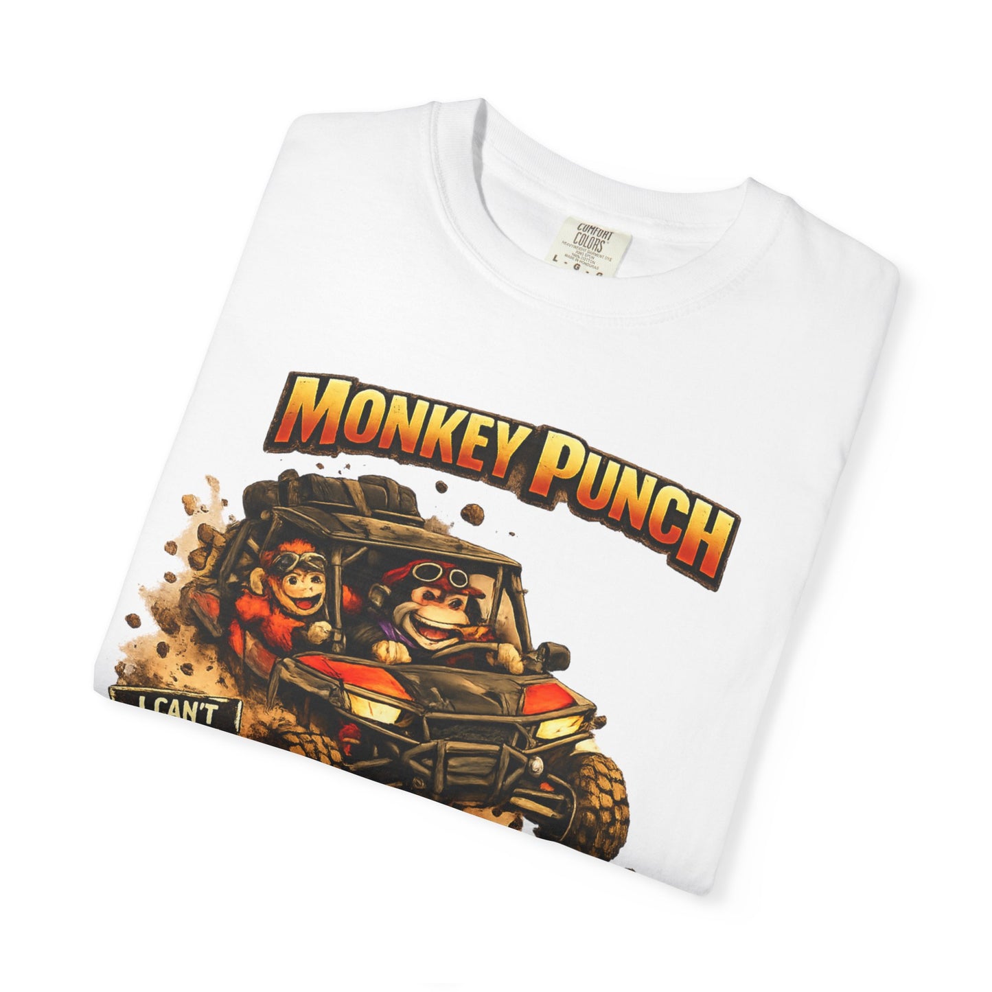 Monkey Punch Jump Custom Graphic Tee