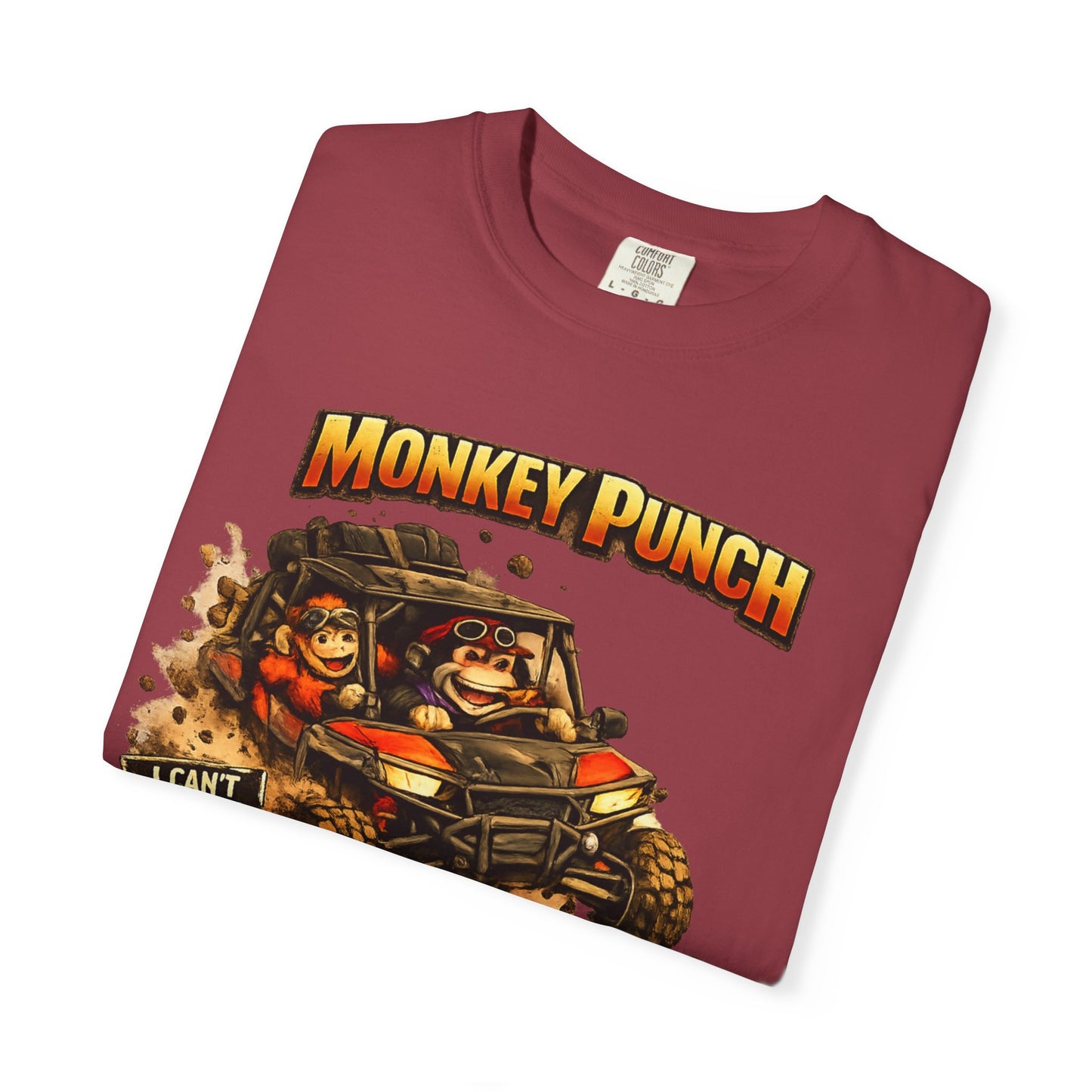 Monkey Punch Jump Custom Graphic Tee