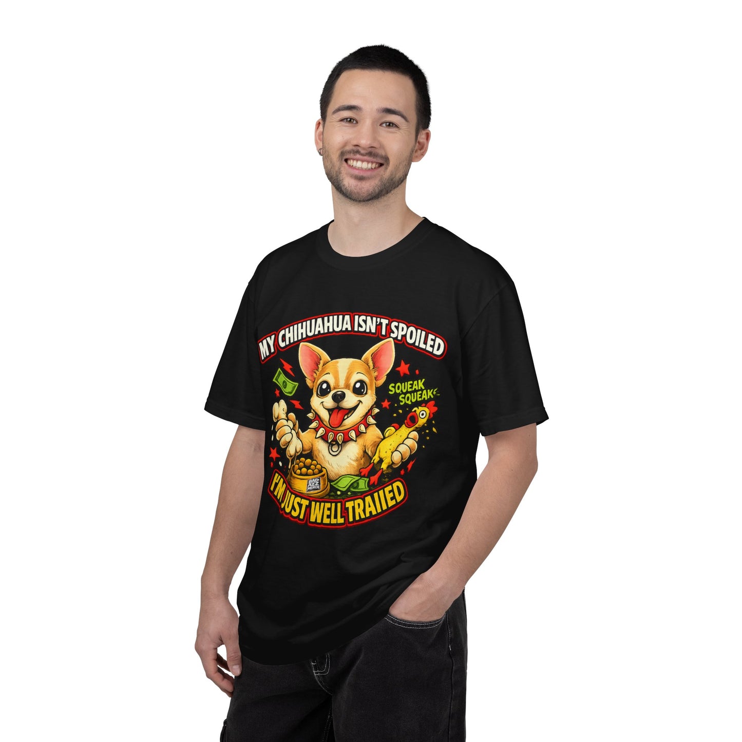 My Chihuahua isn't spoiled premium graphic tee