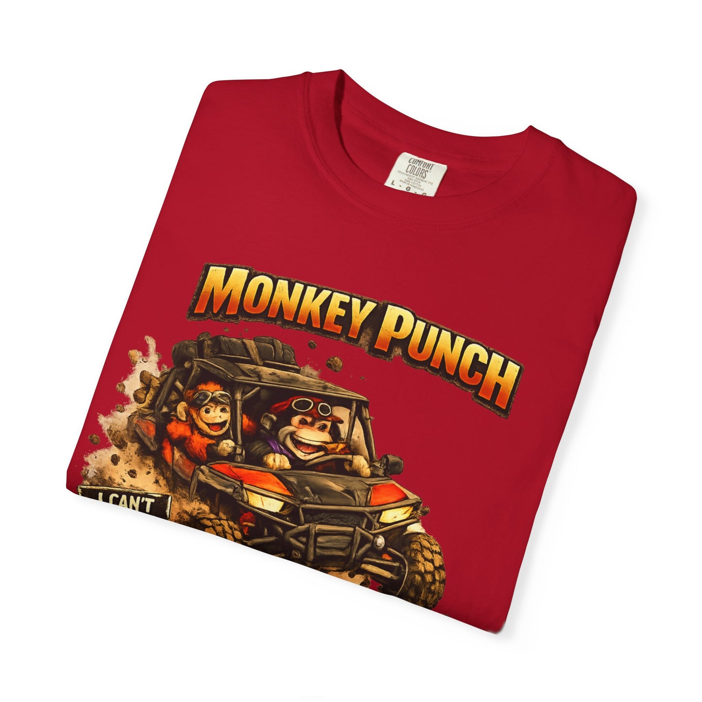 Monkey Punch Jump Custom Graphic Tee