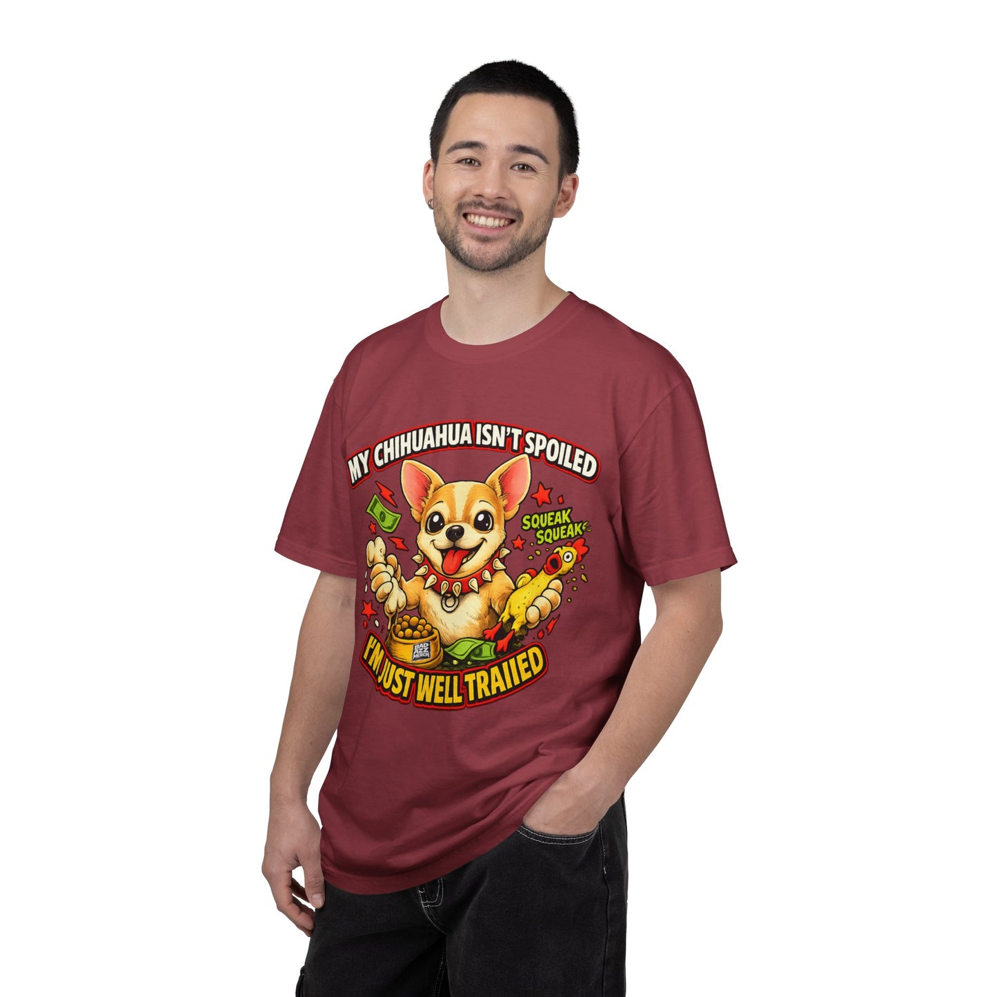 My Chihuahua isn't spoiled premium graphic tee