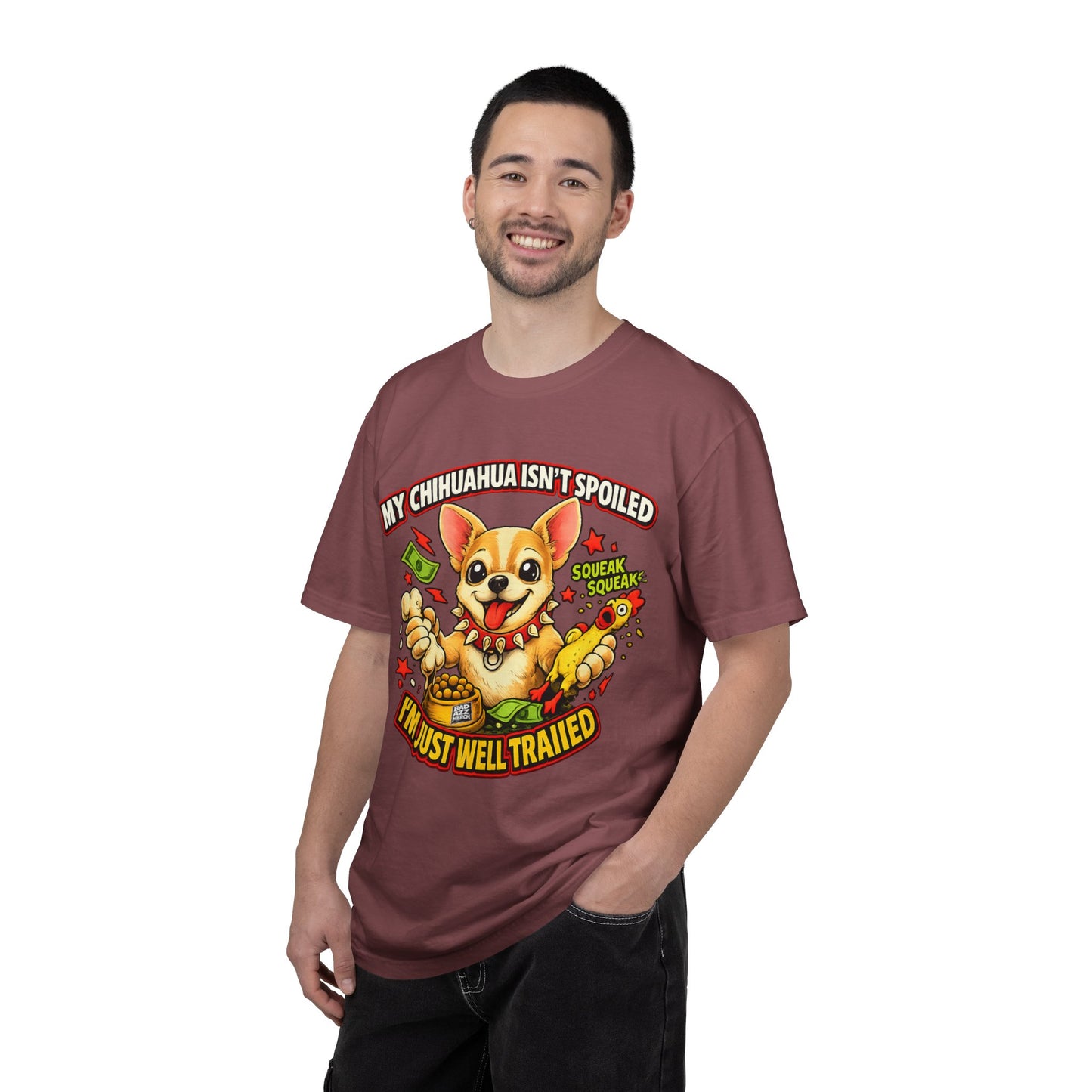 My Chihuahua isn't spoiled premium graphic tee
