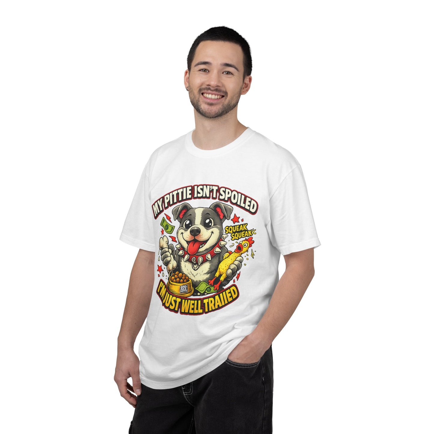 My Pittie isn't spoiled Premium Graphic Tee