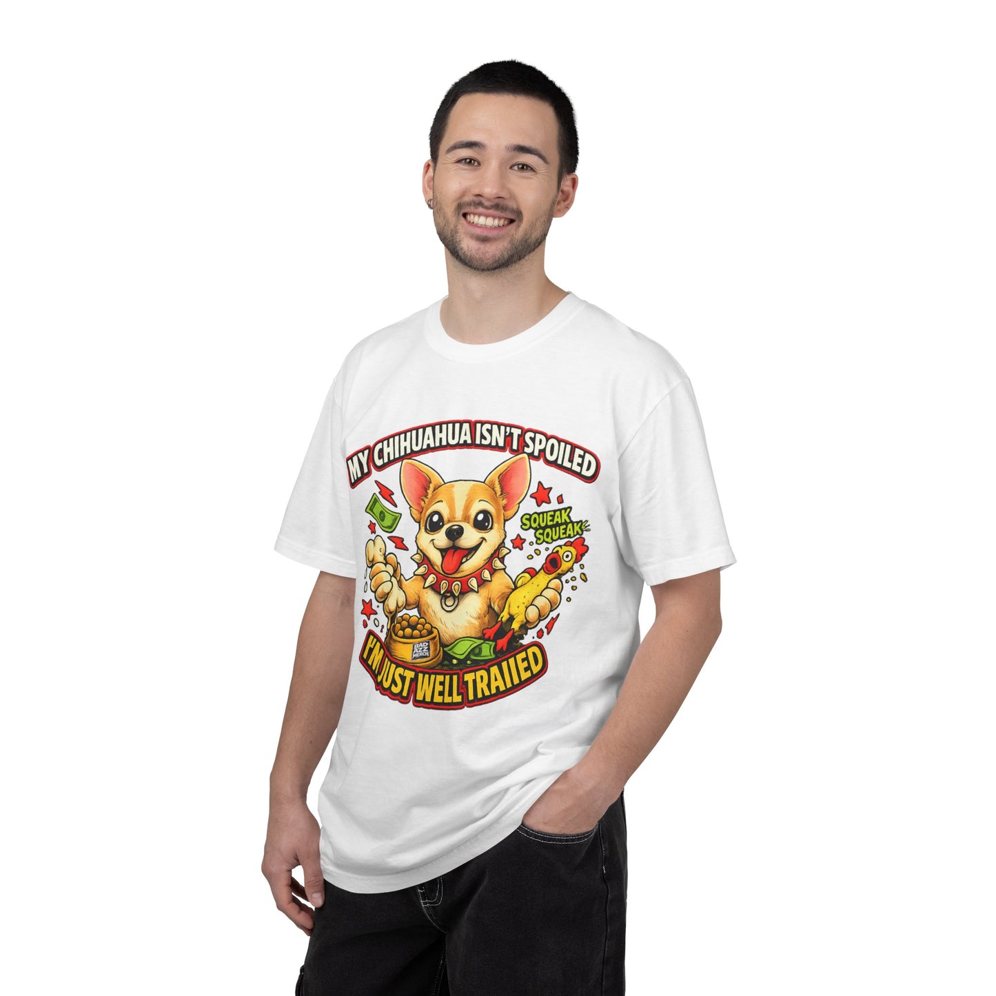 My Chihuahua isn't spoiled premium graphic tee
