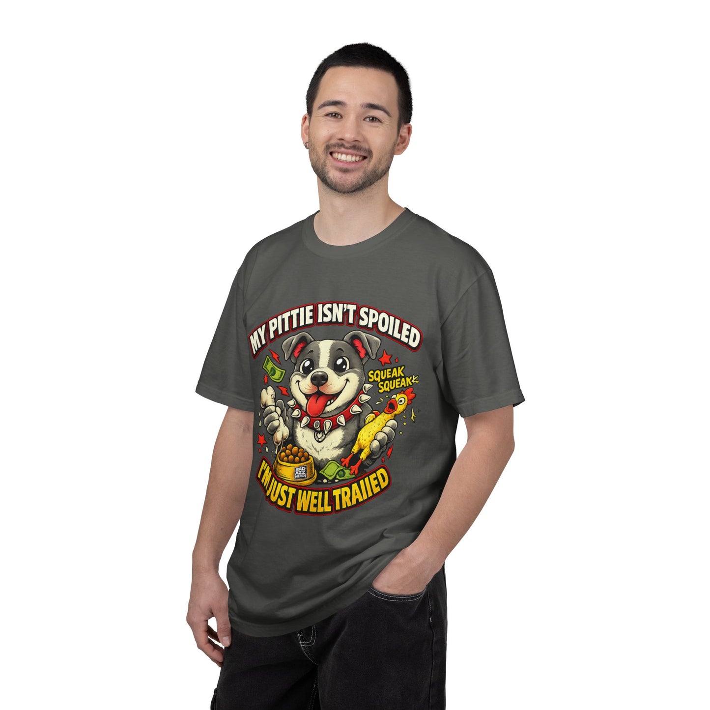 My Pittie isn't spoiled Premium Graphic Tee