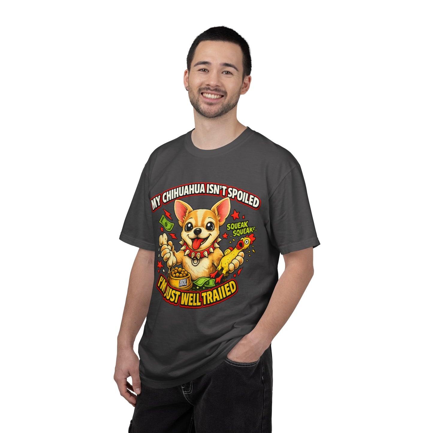 My Chihuahua isn't spoiled premium graphic tee