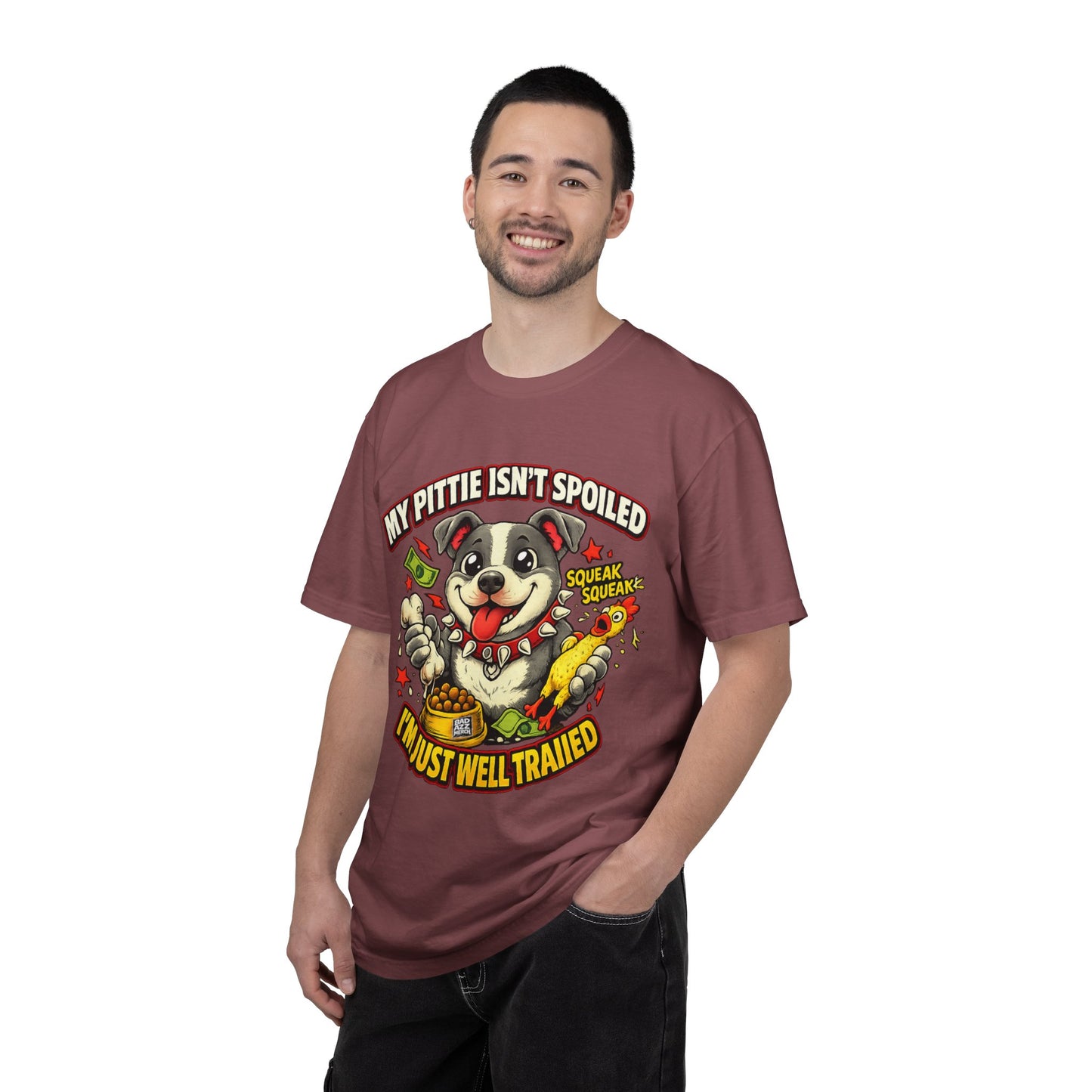 My Pittie isn't spoiled Premium Graphic Tee