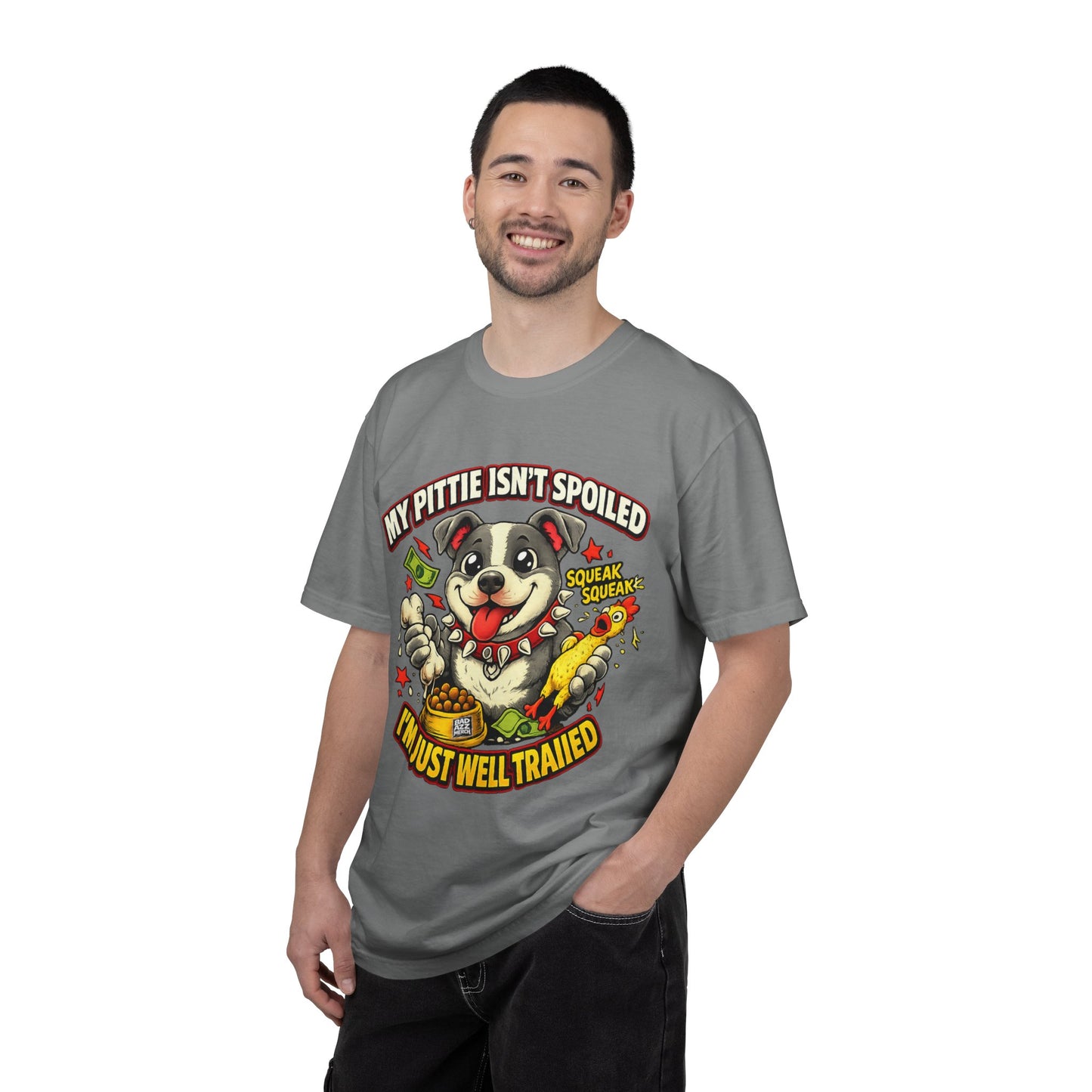 My Pittie isn't spoiled Premium Graphic Tee